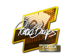 Item Sticker | pashaBiceps (Foil) | Atlanta 2017