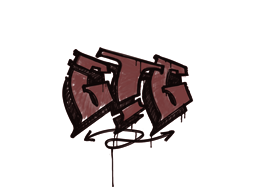 Item Sealed Graffiti | GTG (Brick Red)