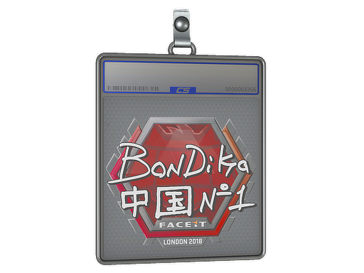 Item Sticker Slab | bondik | London 2018