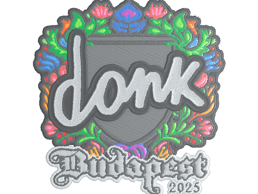 Item Sticker | donk (Embroidered) | Budapest 2025