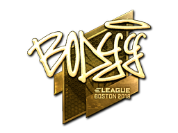 Item Sticker | bodyy (Gold) | Boston 2018