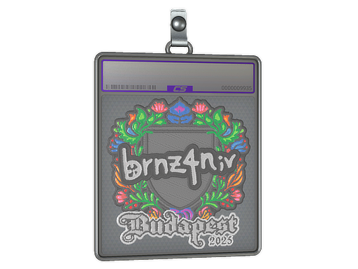 Item Sticker Slab | brnz4n (Embroidered) | Budapest 2025