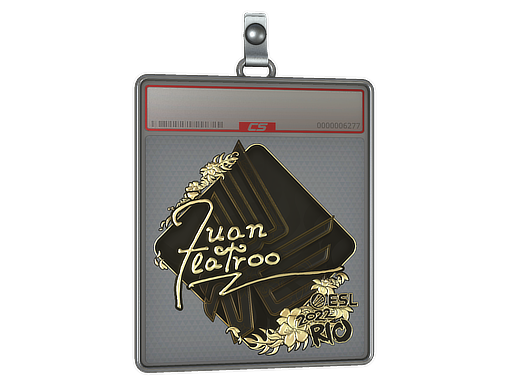 Item Sticker Slab | juanflatroo (Gold) | Rio 2022