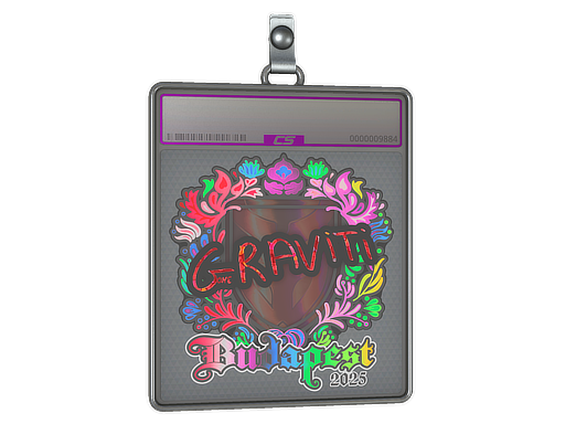 Item Sticker Slab | Graviti (Holo) | Budapest 2025