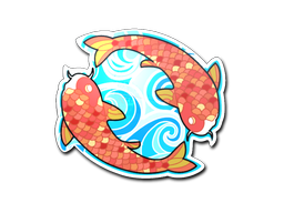 Item Sticker | Twin Koi