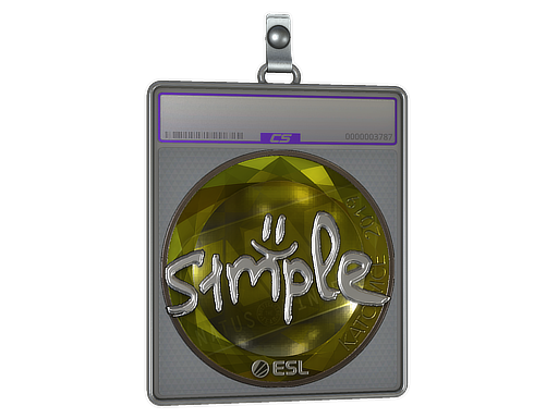 Item Sticker Slab | s1mple (Foil) | Katowice 2019
