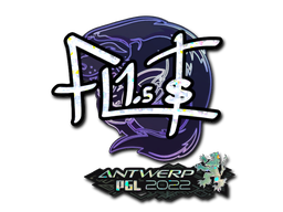 Item Sticker | FL1T (Glitter) | Antwerp 2022