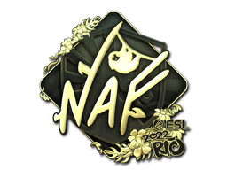 Item Sticker | NAF (Gold) | Rio 2022
