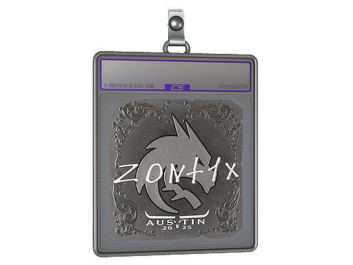 Item Sticker Slab | zont1x (Foil) | Austin 2025