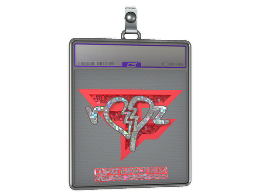 Item Sticker Slab | ropz (Glitter) | Copenhagen 2024