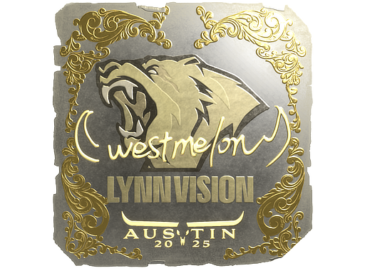 Item Sticker | westmelon (Gold) | Austin 2025
