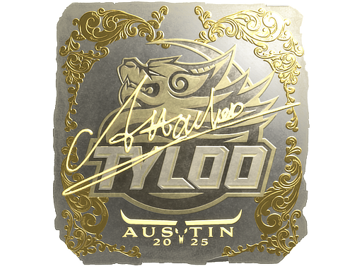 Item Sticker | Attacker (Gold) | Austin 2025