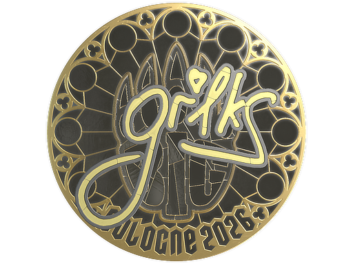 Item Sticker | gr1ks (Gold) | Cologne 2026
