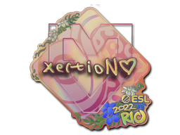 Item Sticker | xertioN (Holo) | Rio 2022