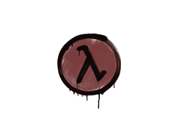 Item Graffiti | Lambda (Brick Red)