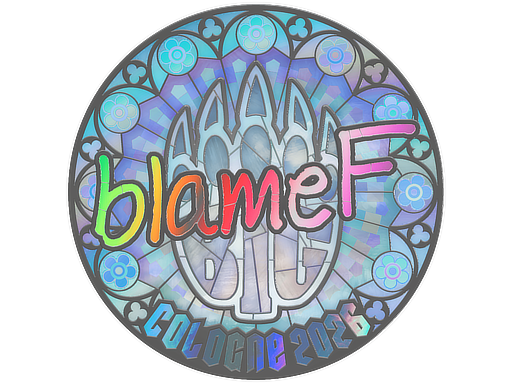 Item Sticker | blameF (Holo) | Cologne 2026