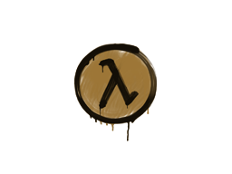 Item Sealed Graffiti | Lambda (Desert Amber)