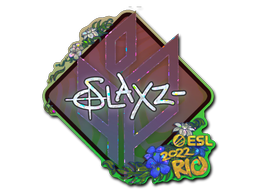 Item Sticker | slaxz- (Glitter) | Rio 2022