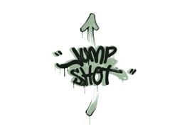 Item Sealed Graffiti | Jump Shot (Cash Green)