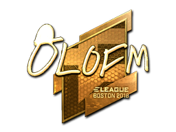 Item Sticker | olofmeister (Gold) | Boston 2018