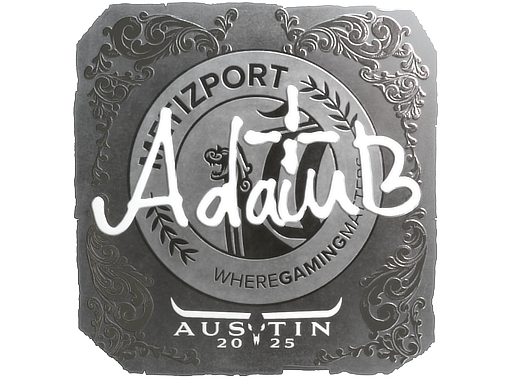 Item Sticker | adamb (Foil) | Austin 2025