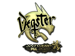 Item Sticker | degster (Gold) | Antwerp 2022