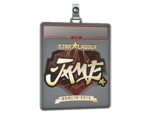 Item Sticker Slab | Jame (Gold) | Berlin 2019