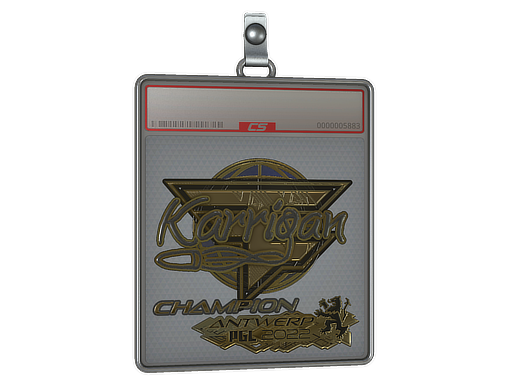 Item Sticker Slab | karrigan (Gold, Champion) | Antwerp 2022