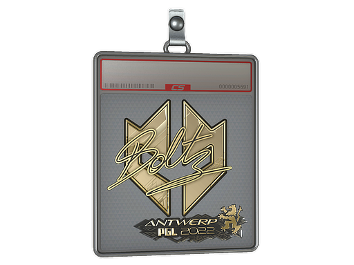 Item Sticker Slab | boltz (Gold) | Antwerp 2022