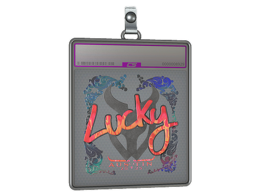 Item Sticker Slab | Lucky (Holo) | Austin 2025