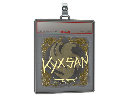 Item Sticker Slab | kyxsan (Gold) | Austin 2025