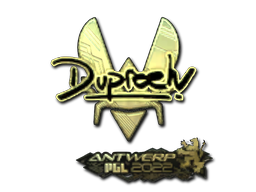 Item Sticker | dupreeh (Gold) | Antwerp 2022