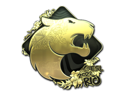 Item Sticker | FURIA (Gold) | Rio 2022