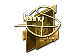 Item Sticker | kennyS (Gold) | Boston 2018
