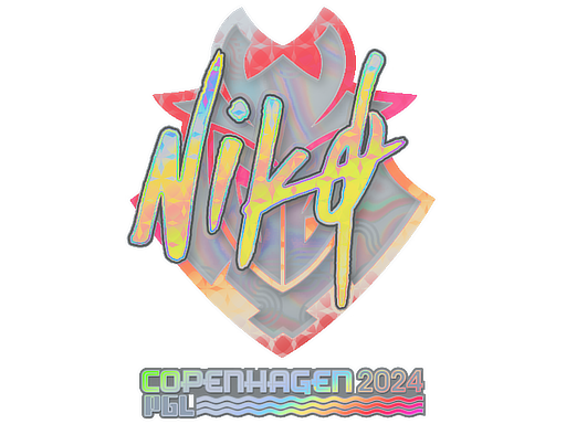 Item Sticker | NiKo (Holo) | Copenhagen 2024