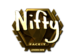 Item Sticker | Nifty (Gold) | London 2018