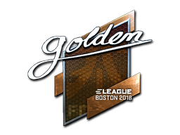 Item Sticker | Golden (Foil) | Boston 2018