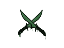 Item Sealed Graffiti | X-Knives (Jungle Green)