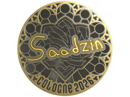Item Sticker | saadzin (Gold) | Cologne 2026