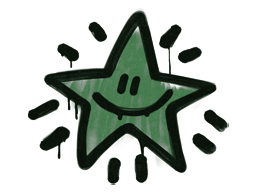 Item Sealed Graffiti | Shining Star (Jungle Green)