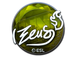 Item Sticker | Zeus (Foil) | Katowice 2019