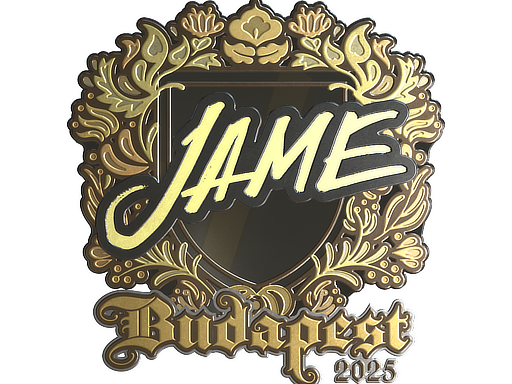Item Sticker | Jame (Gold) | Budapest 2025