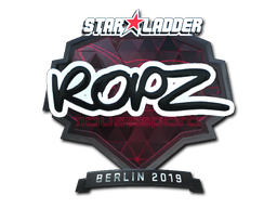 Item Sticker | ropz (Foil) | Berlin 2019