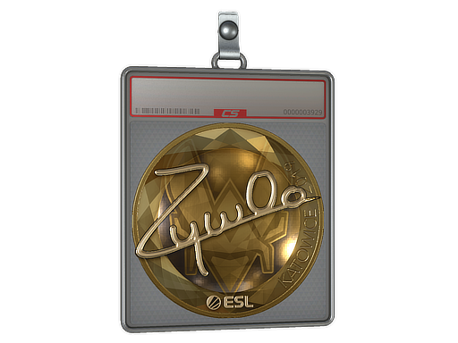 Item Sticker Slab | ZywOo (Gold) | Katowice 2019