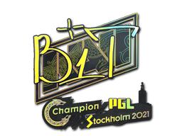 Item Sticker | b1t (Holo) | Stockholm 2021