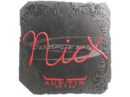 Item Sticker | nicx (Foil) | Austin 2025
