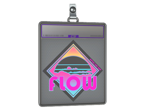 Item Sticker Slab | Miami Flow (Holo)