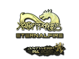 Item Sticker | XANTARES (Gold) | Antwerp 2022