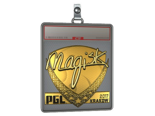 Item Sticker Slab | Magisk (Gold) | Krakow 2017