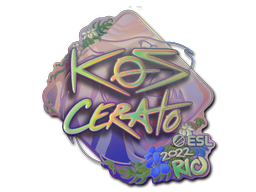 Item Sticker | KSCERATO (Holo) | Rio 2022